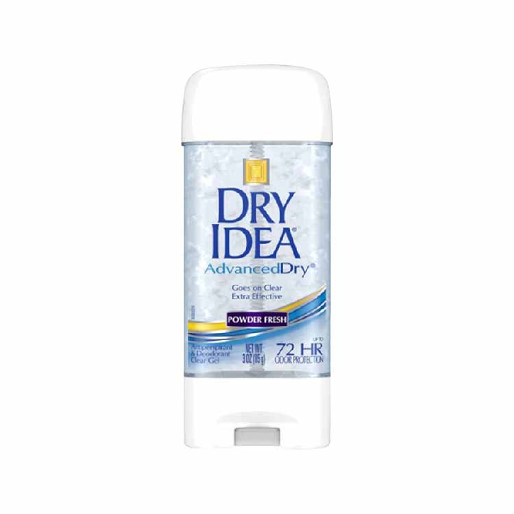 Dry Idea Advanced Dry -Antiperspirant Deodorant Gel, Powder Fresh  3 oz - 12 Pack