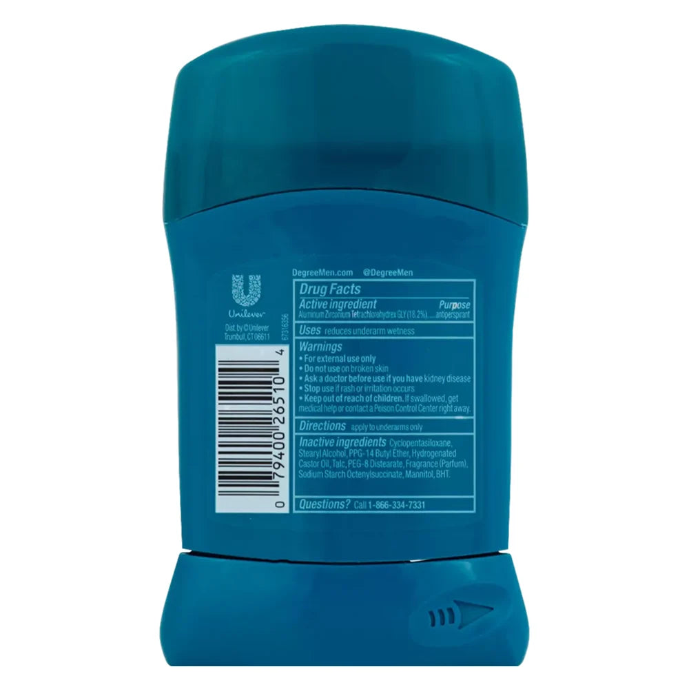 Degree Men Extreme Blast Antiperspirant Deodorant, 1.7 Oz - 12 Pack