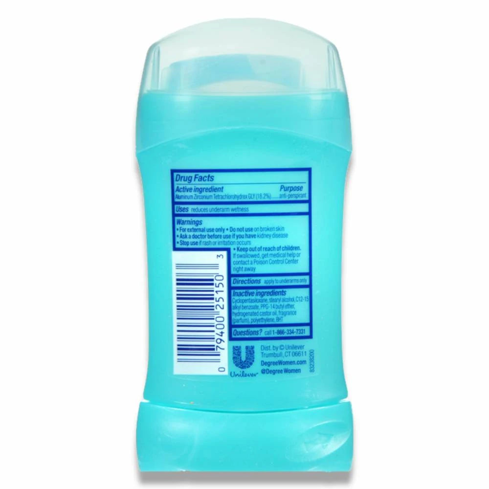 Degree Women Sheer Powder Deodorant Invisible Solid 1.6 Oz - 120 Pack