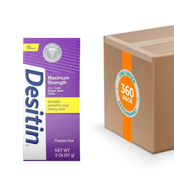 Desitin - Maximum Strength Baby Diaper Rash Cream with 40% Zinc Oxide for Treatment - 2 Oz - 360 Pack | Desitin - member5%
