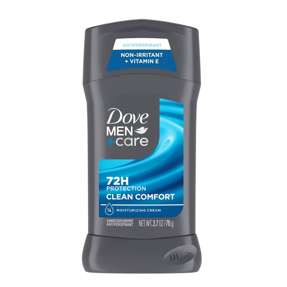 Dove Men+Care Clean Comfort Antiperspirant Stick 2.7 oz -  12 Pack
