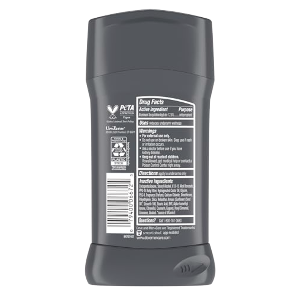 Dove - Men+Care Extra Fresh Antiperspirant Deodorant Stick  2.7 oz - 12 Pack