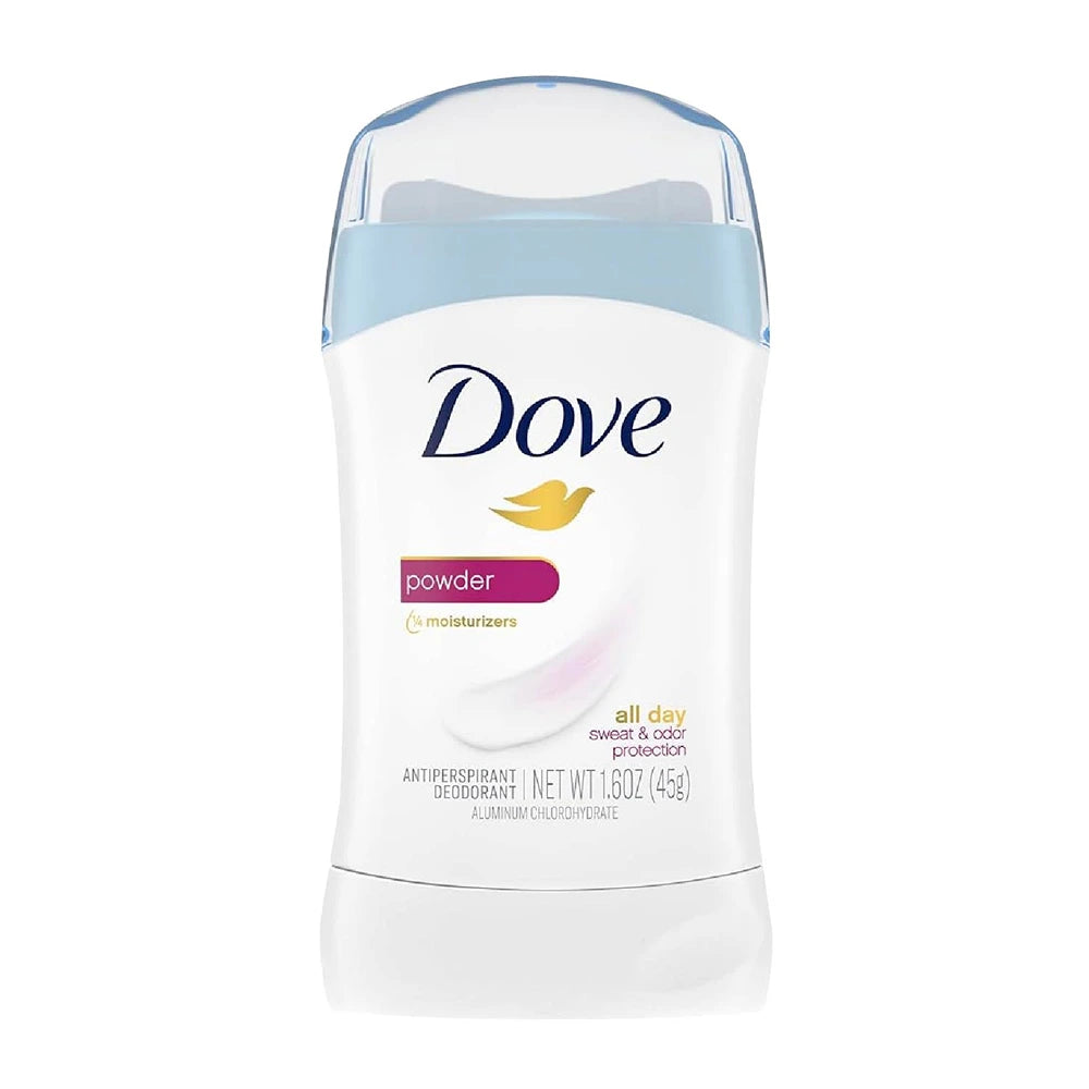 Dove Beauty Powder 24-Hour Invisible Solid Antiperspirant & Deodorant Stick 1.6 oz- 60 Pack
