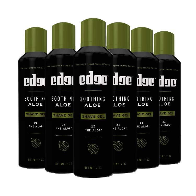 Edge - Soothing Aloe Shaving Gel - 7 Oz - 6 Pack