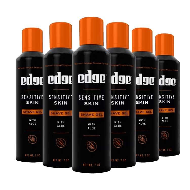 Edge - Sensitive Skin Shaving Gel 7 oz - 6 Pack