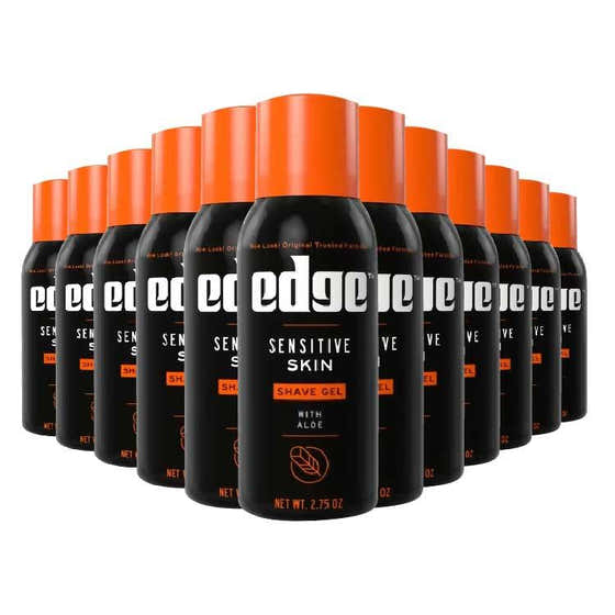 Edge - Sensitive Trial Gel - 2.75 oz - 12 Pack - Travel Size | Edge - Travel Wholesale