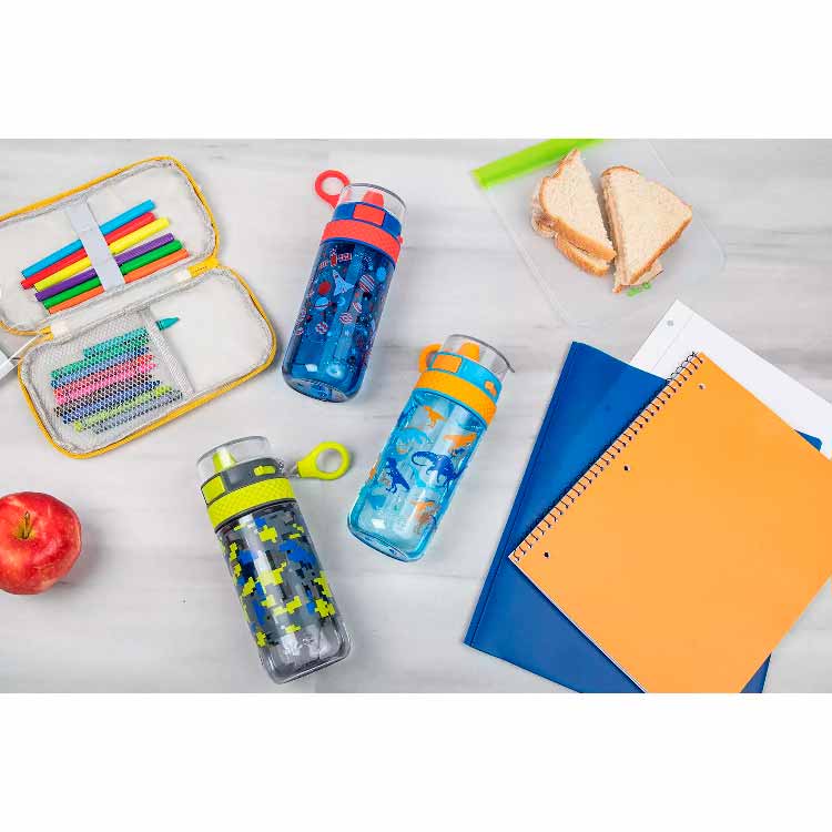 Ello Stratus 16oz Tritan Water Bottle, Assorted Colors - 3 Pack - 16 Oz