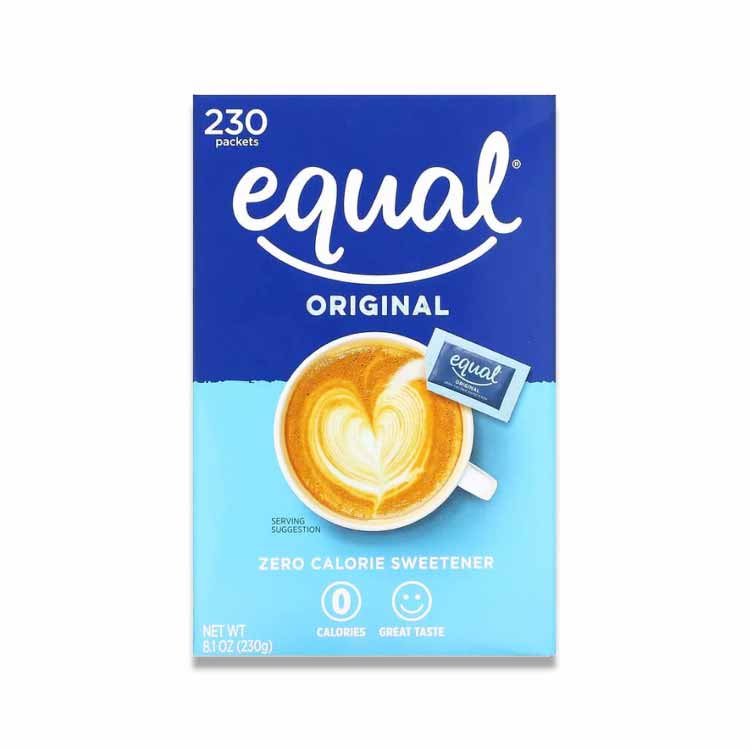 Equal - Zero Calorie Sweetener, Original - 230 Packets - 12 Pack