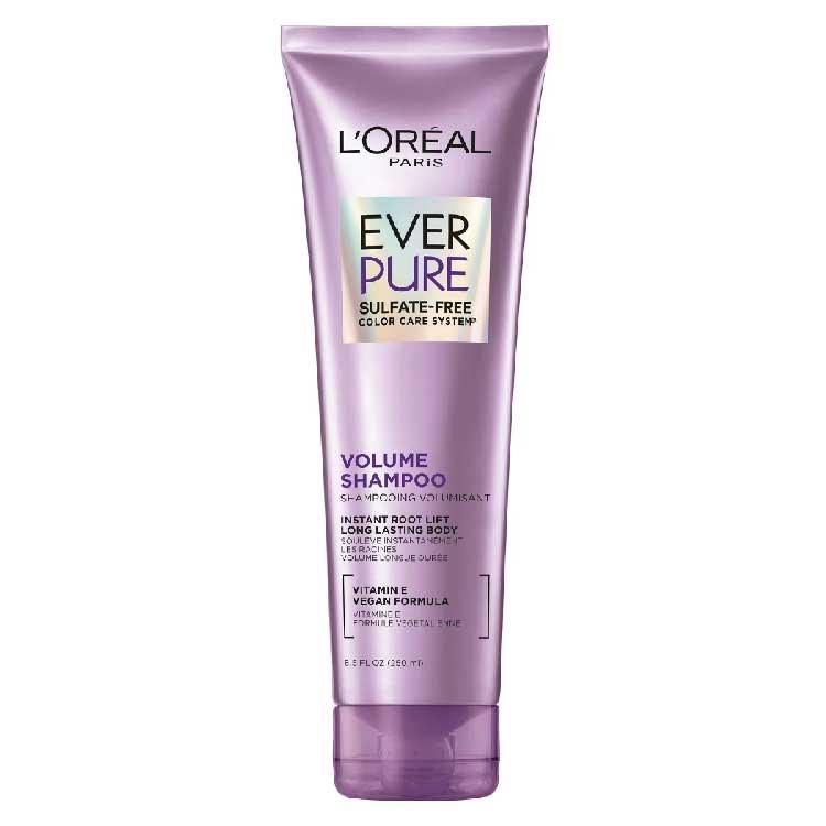 L'Oreal - Paris EverPure Sulfate Free Volume Shampoo For Fine Hair - 8.5 Oz - 6 Pack
