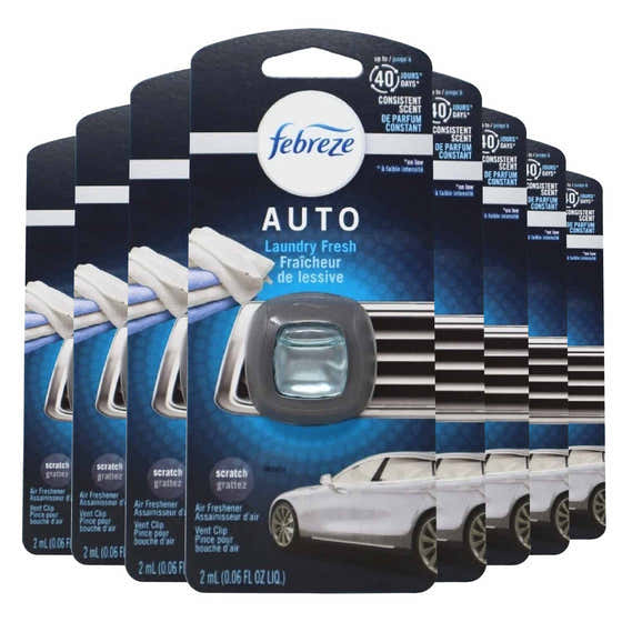 Febreze Car Vent Clip - Laundry Fresh, 2ml - 1 ct - 8 Pack | Febreze - Household - Wholesale