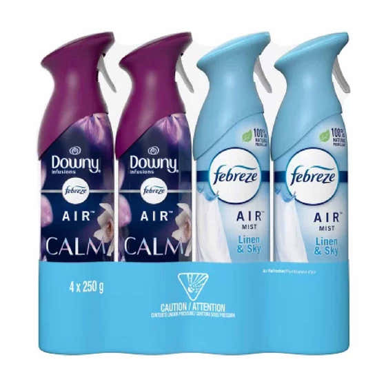 Febreze -  Air Effects Air Freshener, Linen & Sky + Downy Calm - 8.8 Oz - 4 Pack | Febreze - Febreze