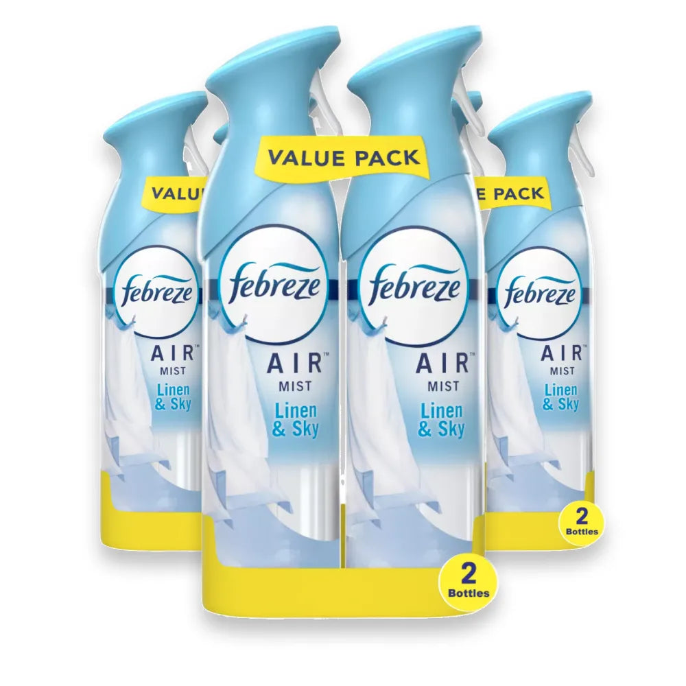 Febreze - Air Freshener, Linen & Sky Scent, Twin Pack - 8.8 Oz - 3 Pack