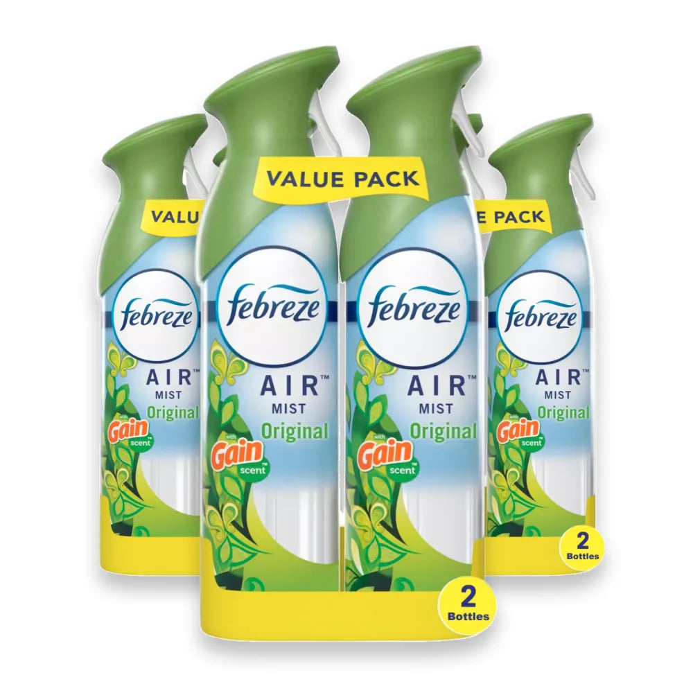 Febreze - Air Freshener, Gain Original Scent, Twin Pack - 8.8 Oz - 3 Pack