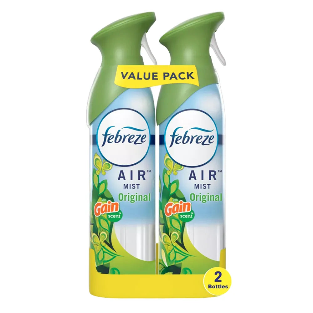 Febreze - Air Freshener, Gain Original Scent, Twin Pack - 8.8 Oz - 3 Pack