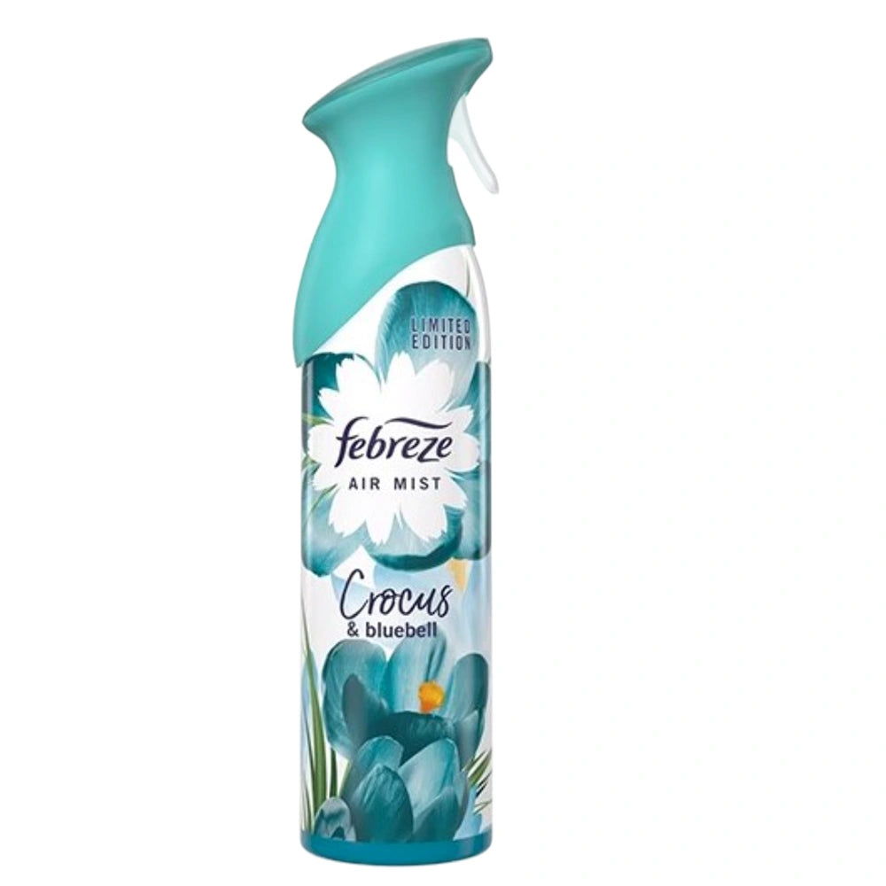 Febreze - Air Freshener Spray, Crocus and Bluebell - 300 ml  - 6 Pack