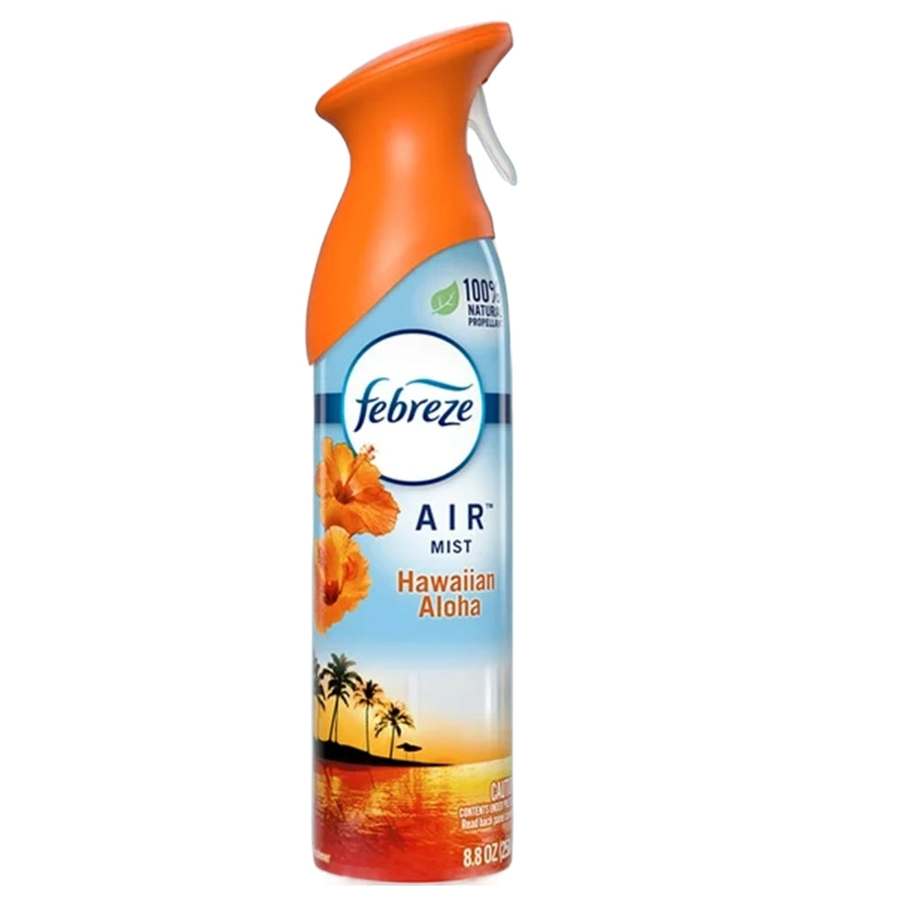 Febreze -Odor-Fighting Air Freshener, Hawaiian Aloha - 8.8 Oz - 6 Pack