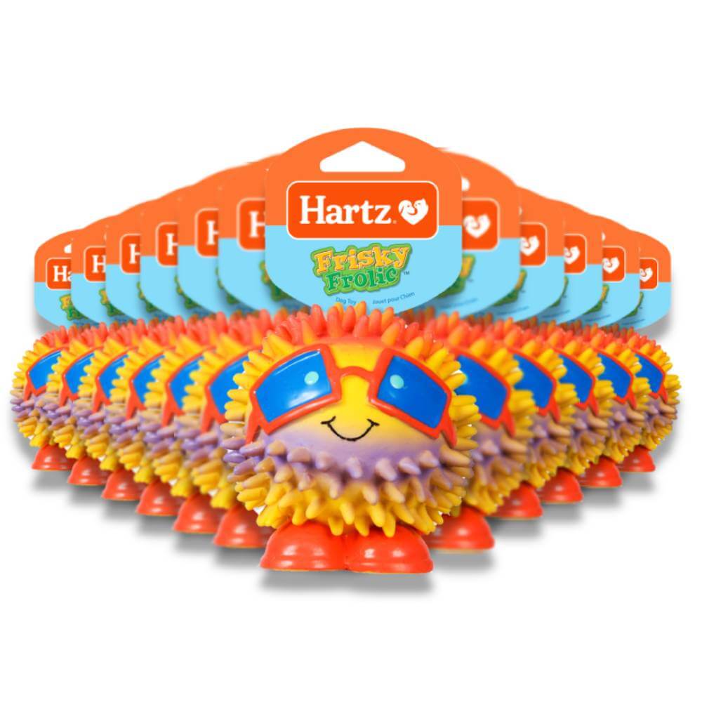 Hartz Dog Toy 12-Pack, Frisky Frolic Squeakable Toys, Assorted Characters Contarmarket