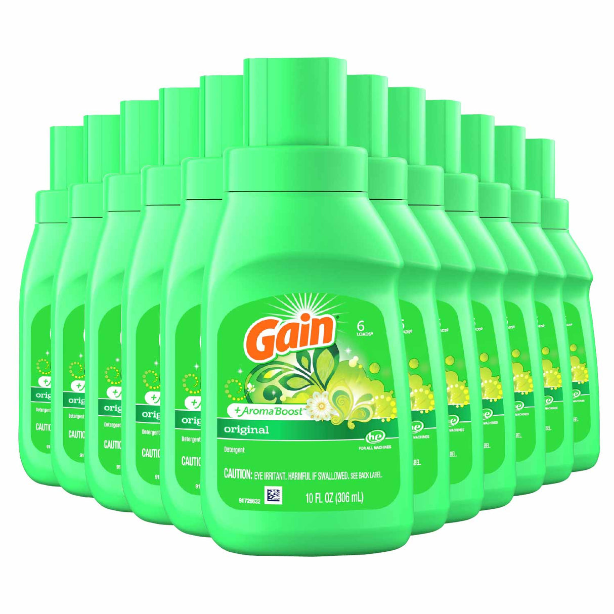 Gain Fabric Softener Original + Aroma Boost - 10oz - 12 Pack