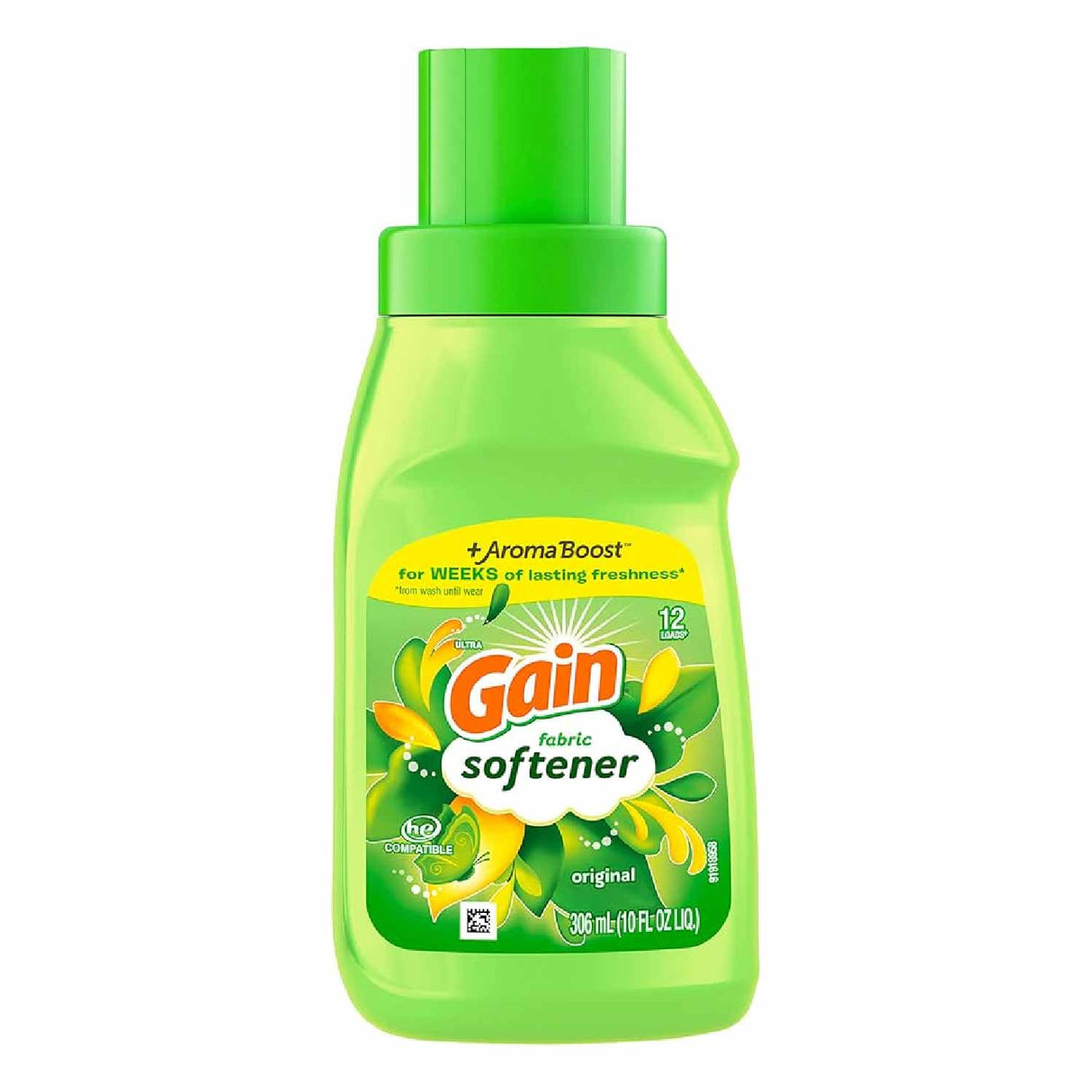 Gain Original + Aroma Boost, Fabric Softener 10oz - 12 Pack