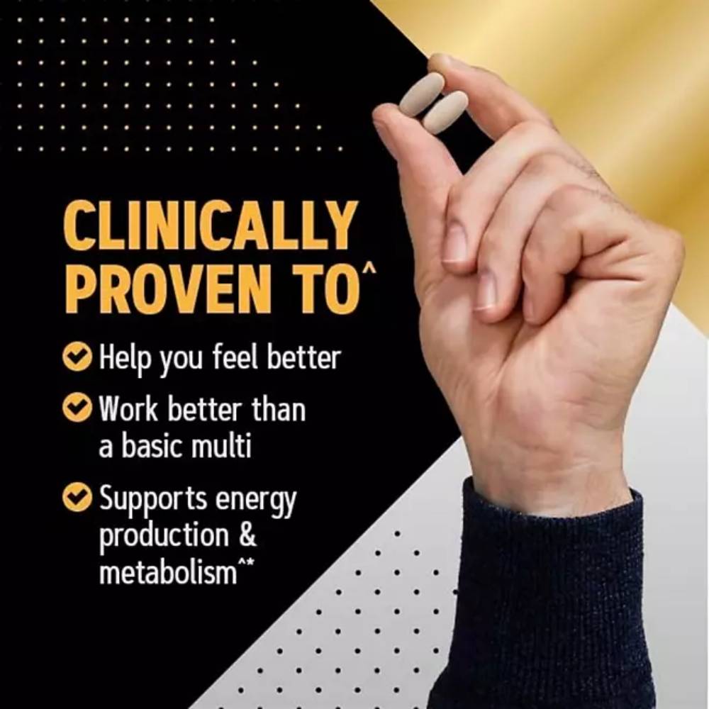 GNC - Mega Men Energy and Metabolism Multivitamin Caplets - 180 Count Each