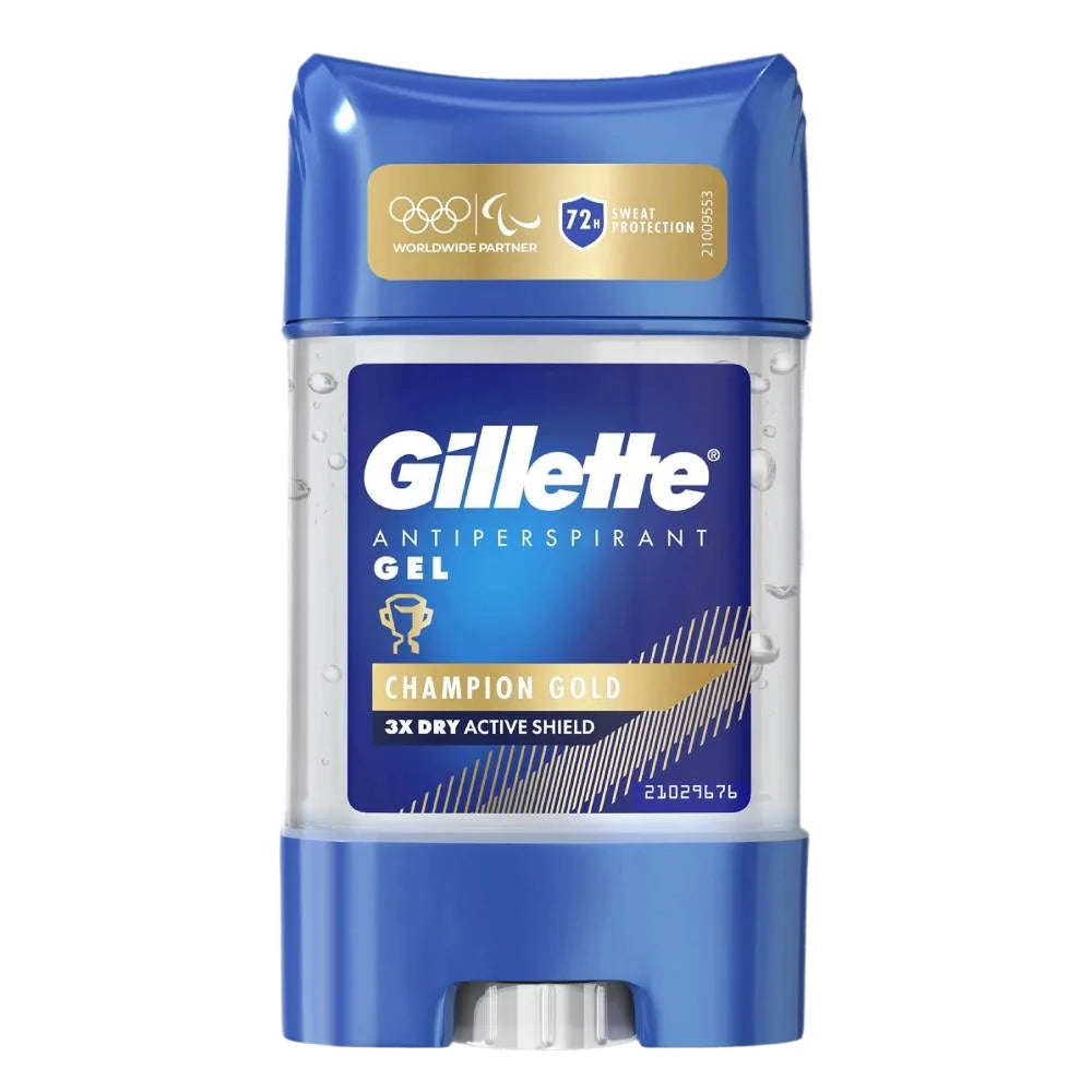 Gillette - Antiperspirant Gel Champion Gold 72h  Gel Stick - 70ml - 120 Pack