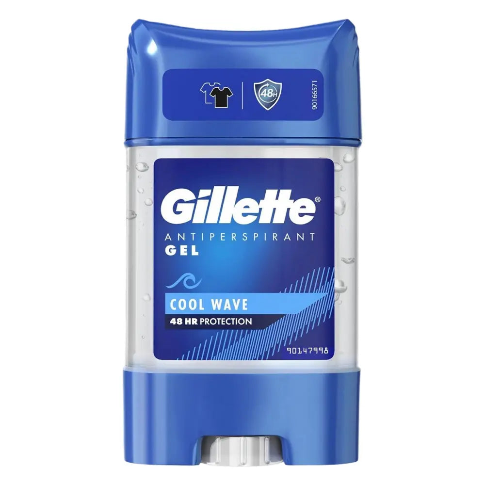 Gillette - Antiperspirant Gel, Cool Wave 70 ml/ 2.36 fl oz - 120 Pack