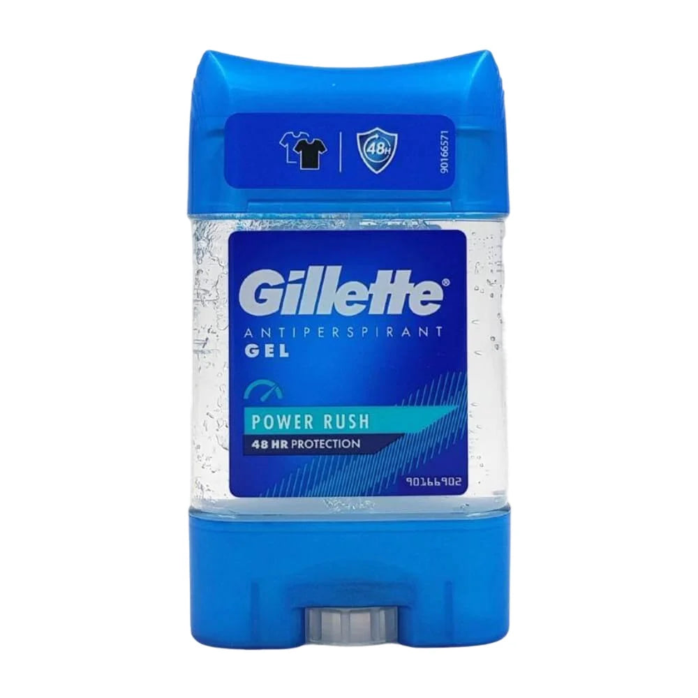 Gillette - Antiperspirant Gel, Power Rush - 70 ml (2.37oz) - 120 Pack