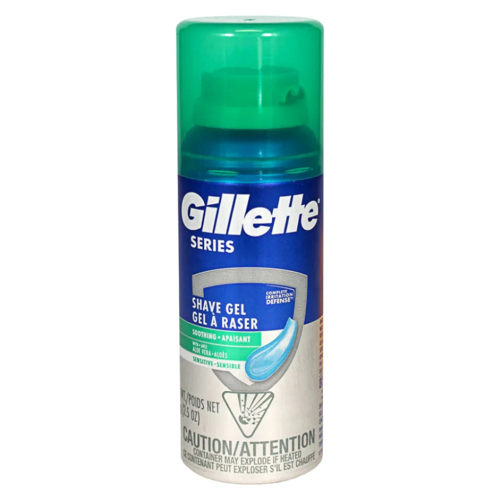 Gillette Series Shave Sensitive Skin Gel - 2.5 oz ea - 24 Pack