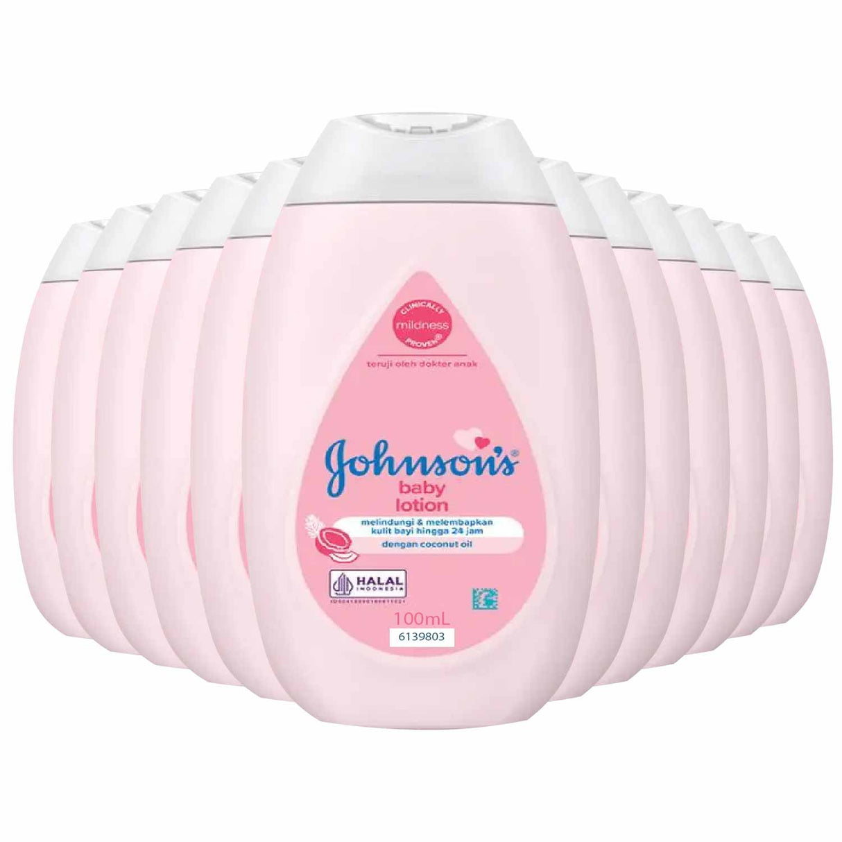Johnson's Baby Lotion Dengan Coconut Oil - 100ml - 48 Pack