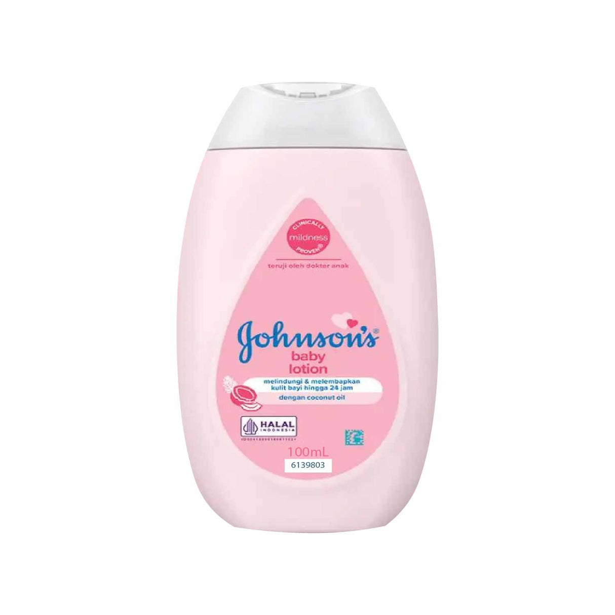 Johnson's Baby Lotion Dengan Coconut Oil - 100ml - 48 Pack