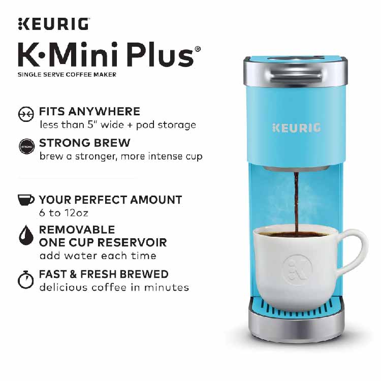 Keurig K-Mini Plus Single Serve K-Cup Pod Coffee Maker