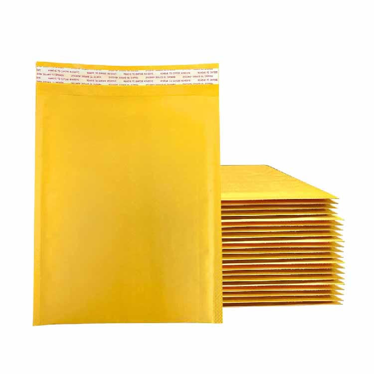 Kraft 3/16'' Bubble Lining Mailers, Paper Pressure 70 lb, Size: 6.5''x10'' Inches - 250 Pack