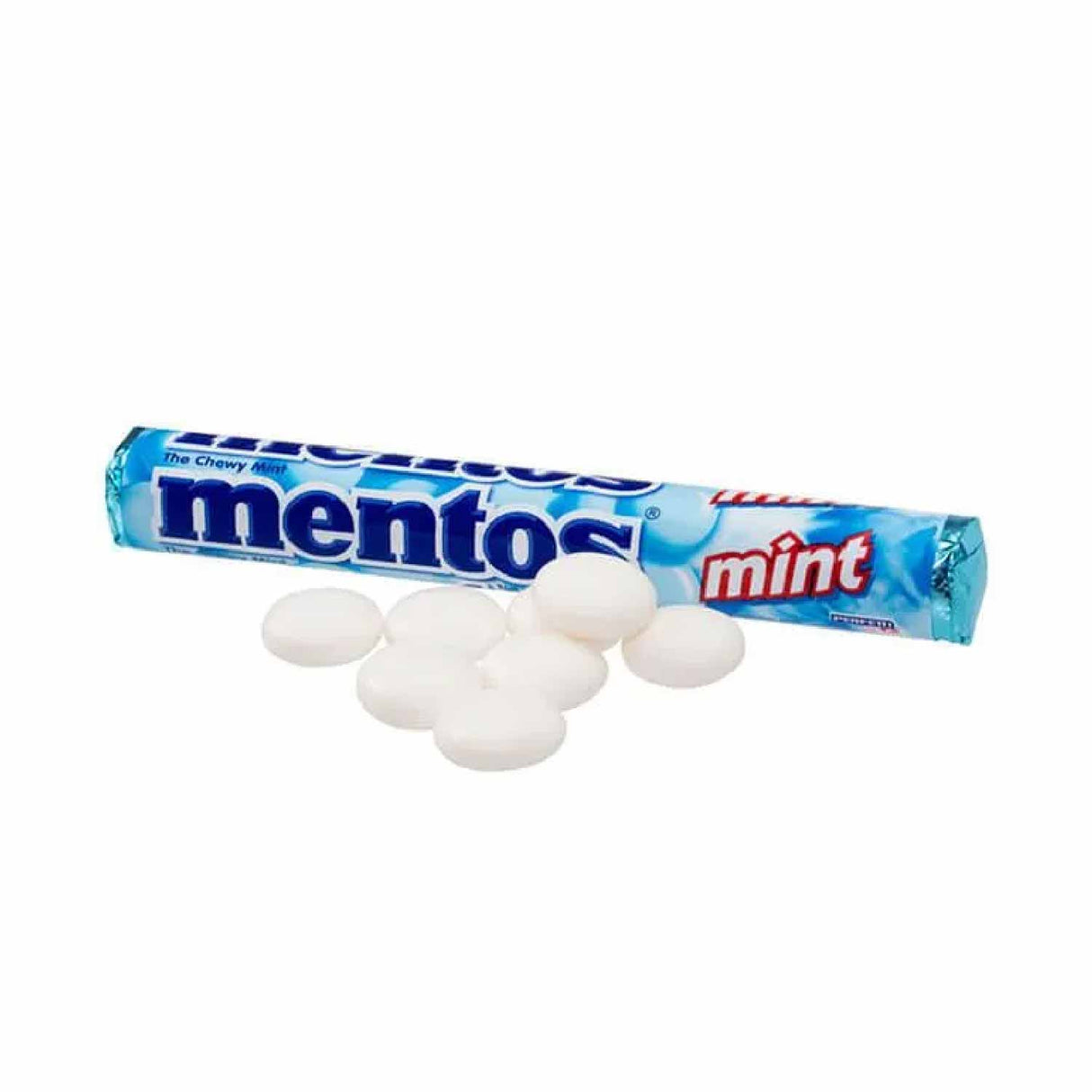 Mentos Chewy Mint Rolls – 1.32 oz (Pack of 15) Wholesale Fresh Mint Candy