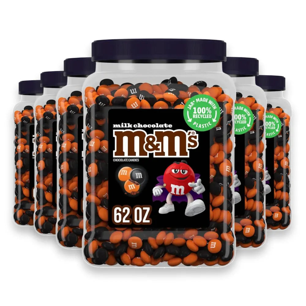 M&M'S - Milk Chocolate Halloween Candy - 62 Oz - 6 Pack