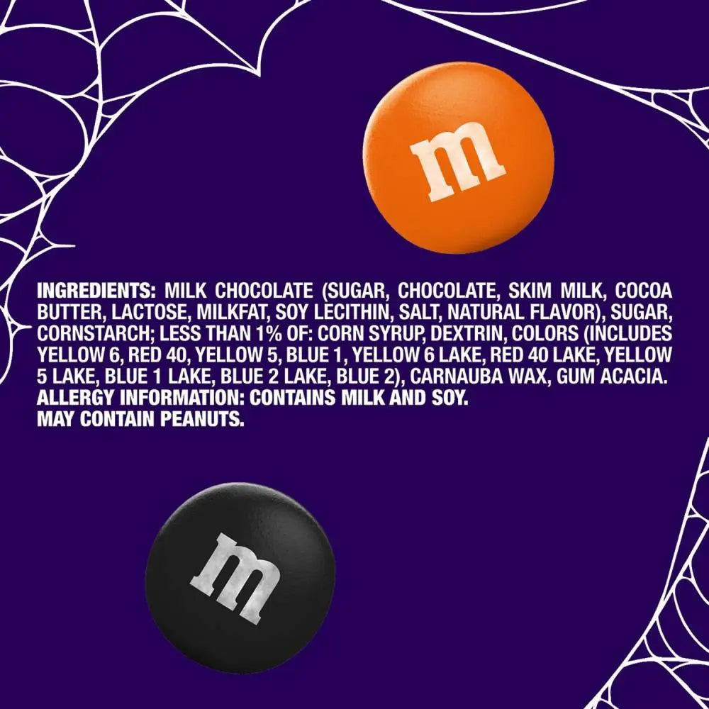M&M'S - Milk Chocolate Halloween Candy - 62 Oz - 6 Pack