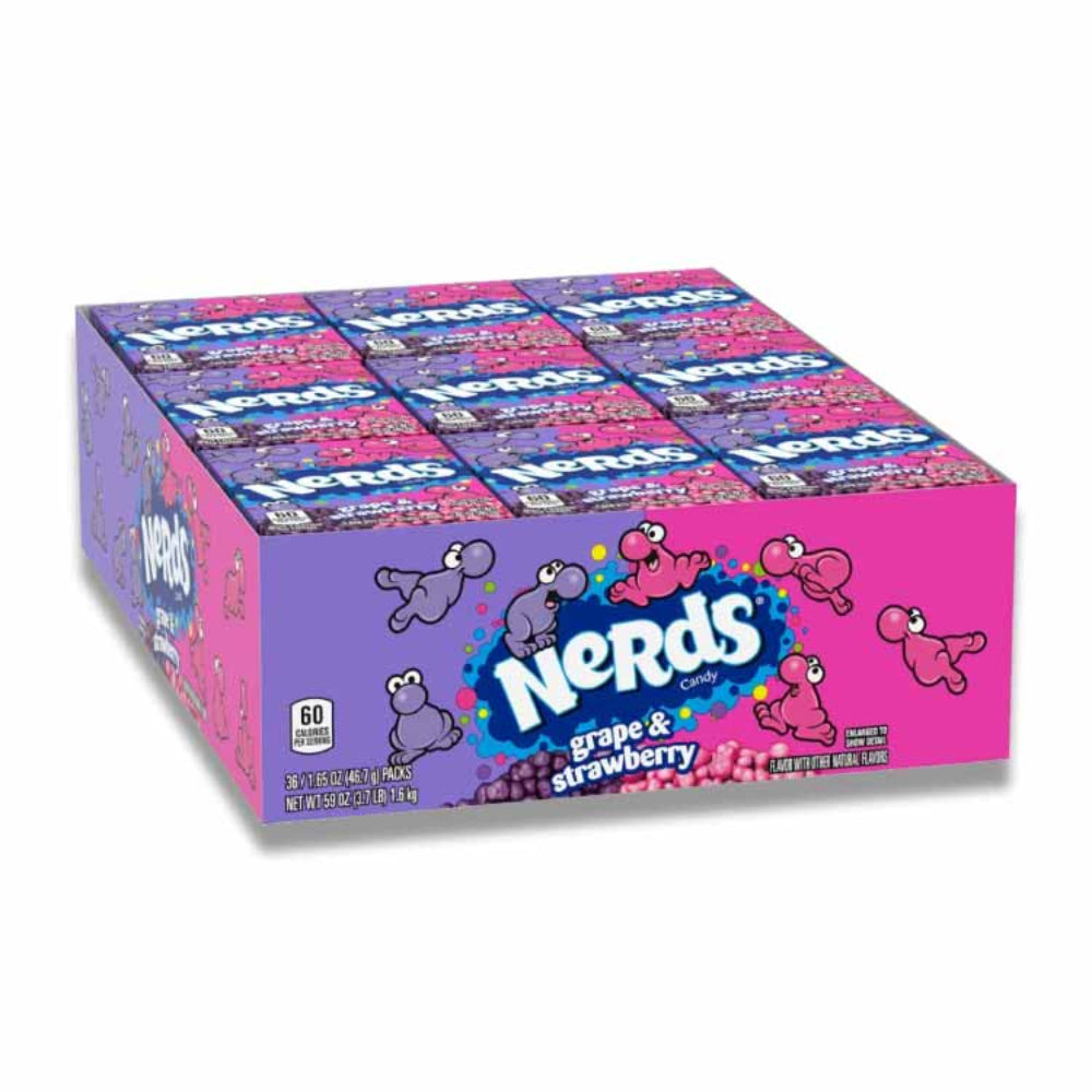 Nerds - Grape & Strawberry Candy - 1.65 Oz - 10 Pack