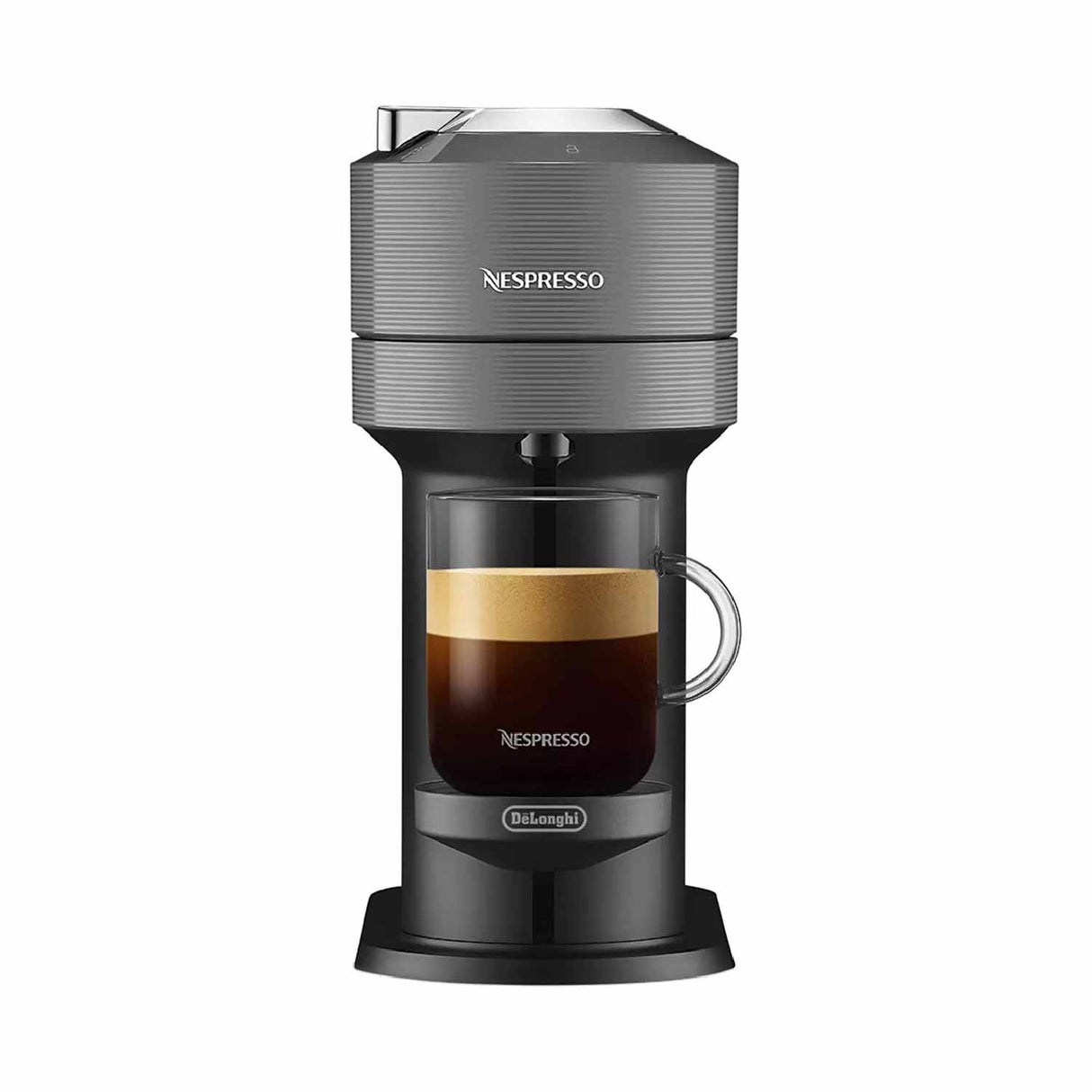 Nespresso Vertuo Next Deluxe by De’Longhi, Dark Grey with Milk Frother