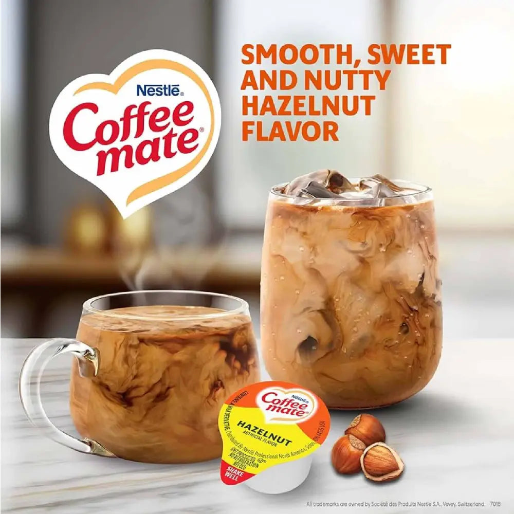 Coffee-mate - Creamer, Hazelnut - 180 Count Ea - 6 Pack