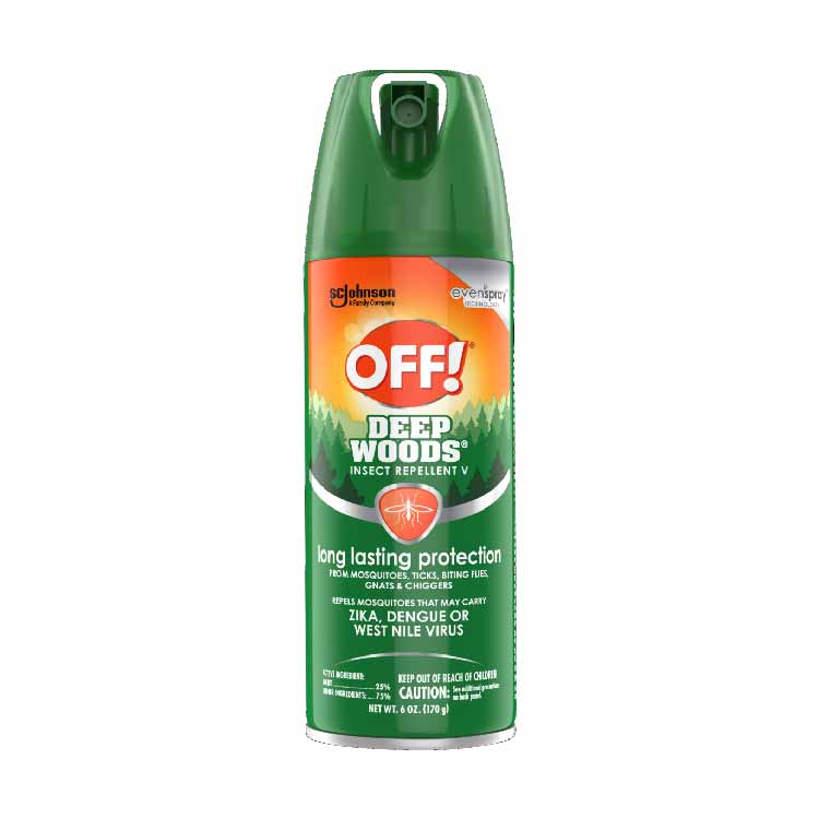 Off Deep Woods Aerosol 6oz, 12 Pack - 100 Cases Pallet