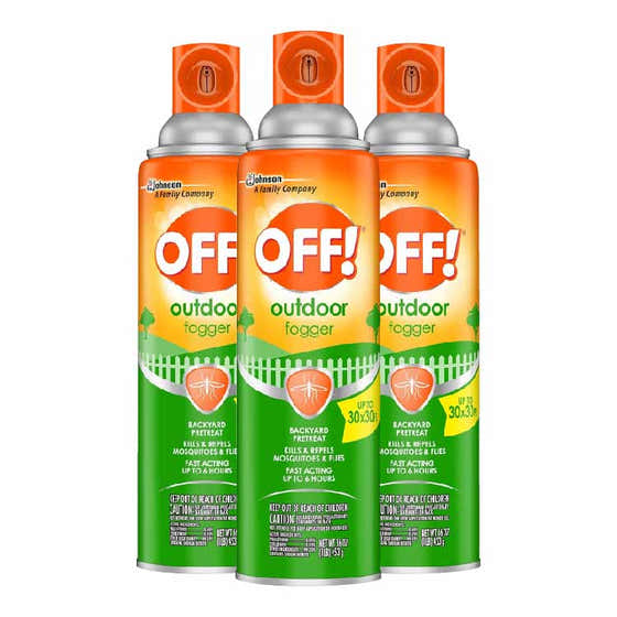 OFF! Outdoor Fogger - 16 Oz - 3 Pack | OFF! - Household Pack