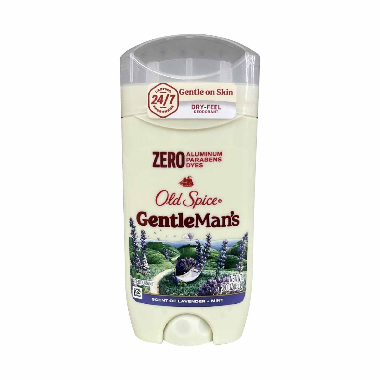 Old Spice - GentleMan's Deodorant Aluminum Free, Lavender & Mint - 3 Oz - 12 Pack