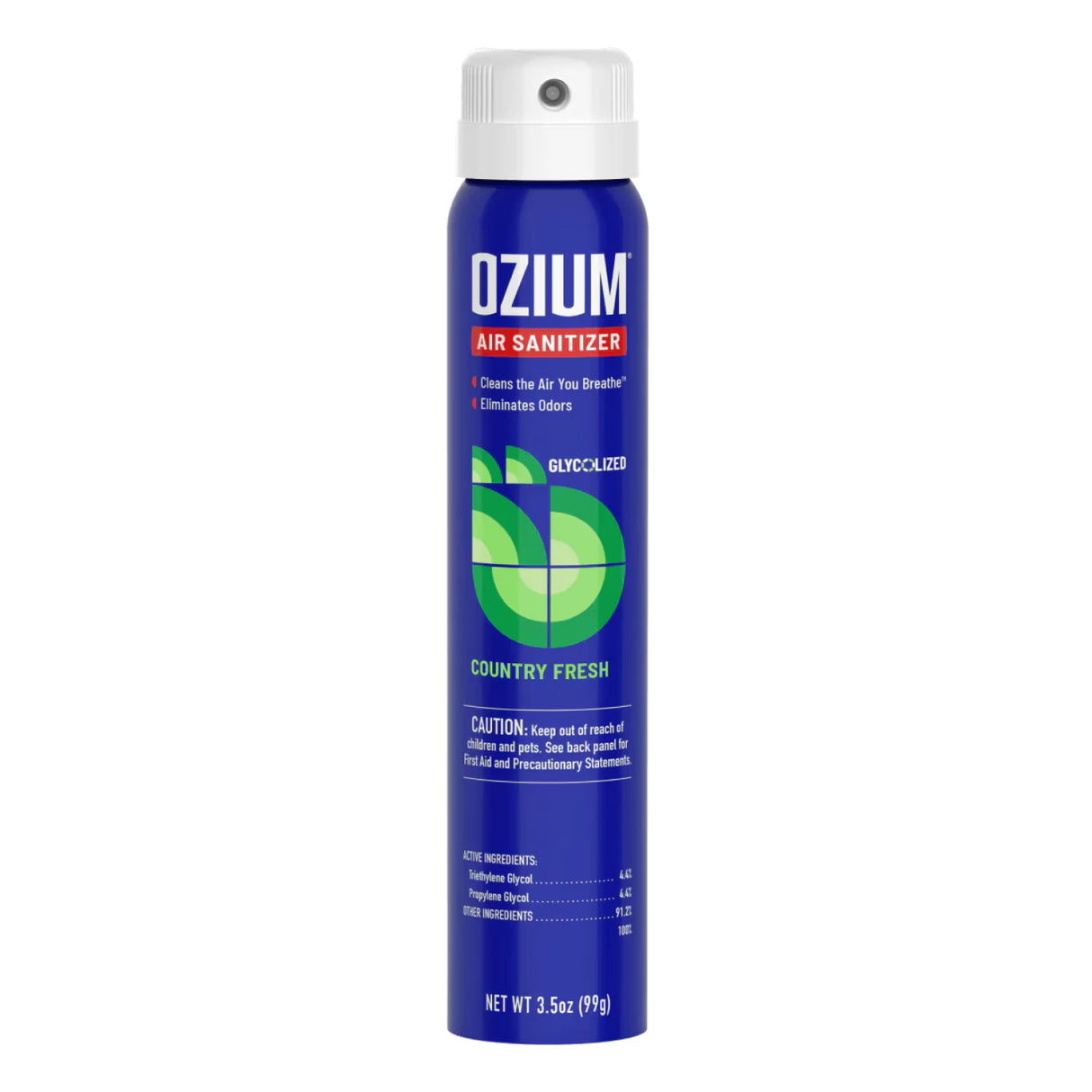 Ozium Air Sanitizer Spray, Country Fresh - 3.5 Oz - 4 Pack