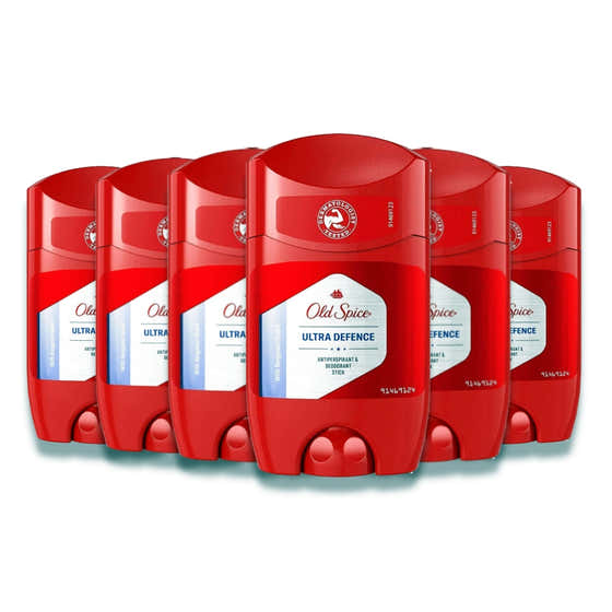 Old Spice Antiperspirant & Deodorant Stick Ultra Defence  - 50ml - 6 Pack - Old Spice Ultra Defence Deodorant Stick - ...