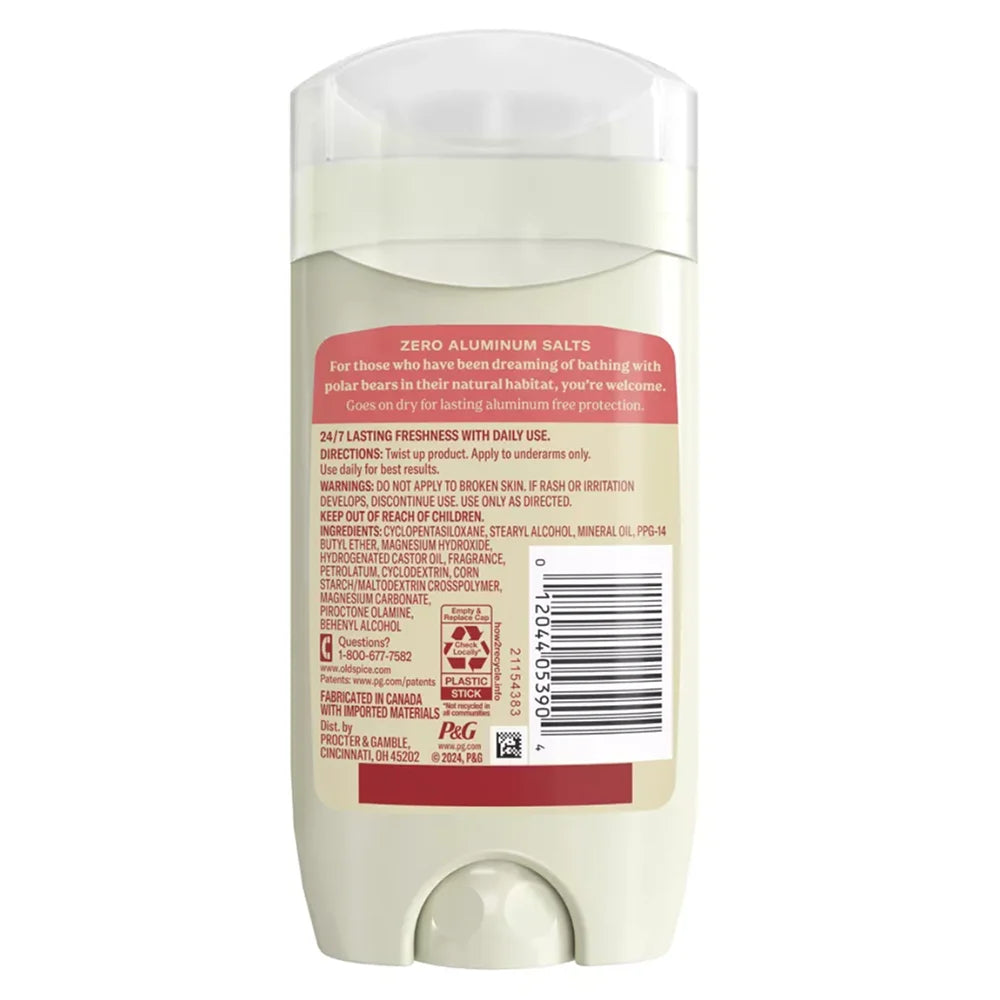 Old Spice - Men's Gentleman's Blend Himalayan Sea Salt Deodorant, Sea Minerals Scent - 3 Oz - 12 Pack