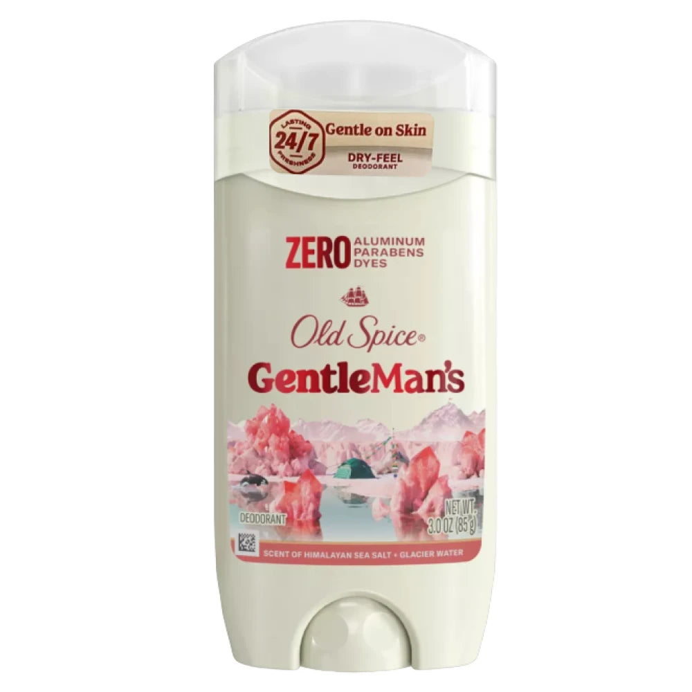Old Spice - Men's Gentleman's Blend Himalayan Sea Salt Deodorant, Sea Minerals Scent - 3 Oz - 12 Pack