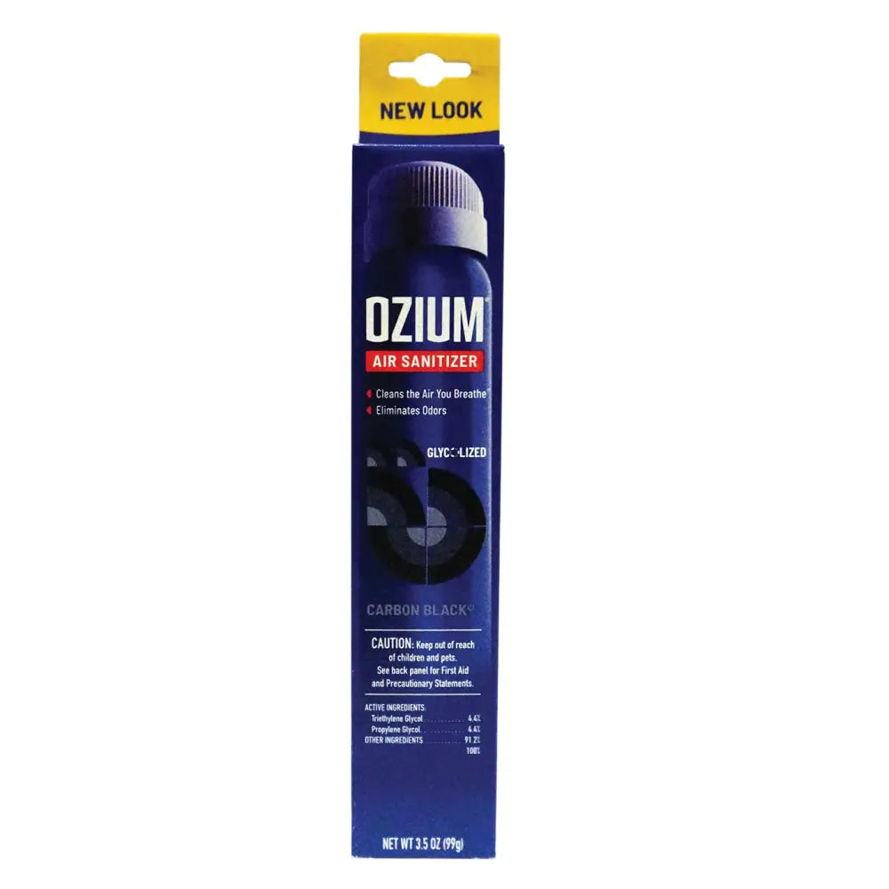 Ozium Air Sanitizer Spray – Carbon Black – 3.5 oz – Pack of 4