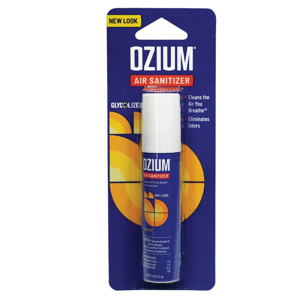 Ozium Air Sanitizer Spray – Citrus – 0.8 oz – Pack of 6