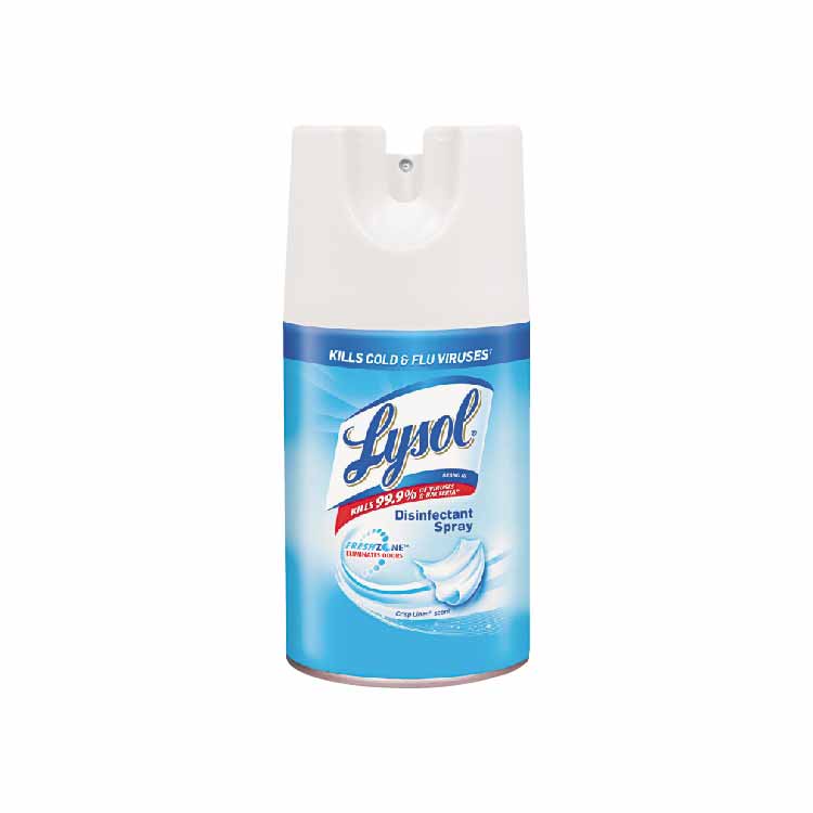 Lysol Disinfectant Aerosol Spray Crisp Linen 7oz, 12 Pack - 50 cases Pallet