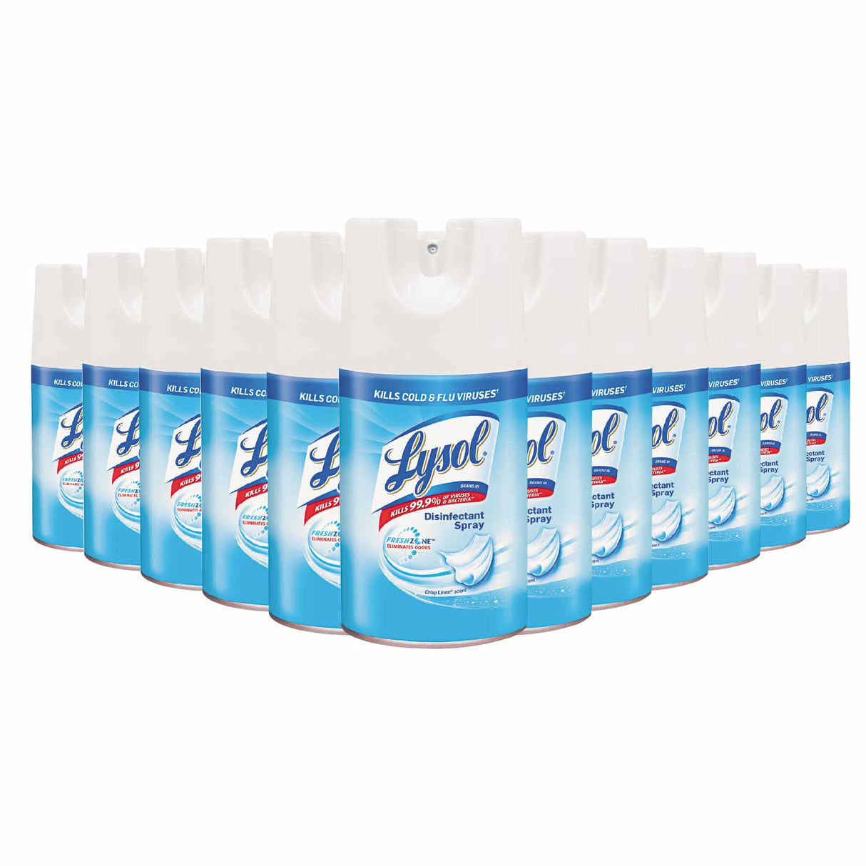 Lysol Disinfectant Aerosol Spray Crisp Linen 7oz, 12 Pack - 50 cases Pallet