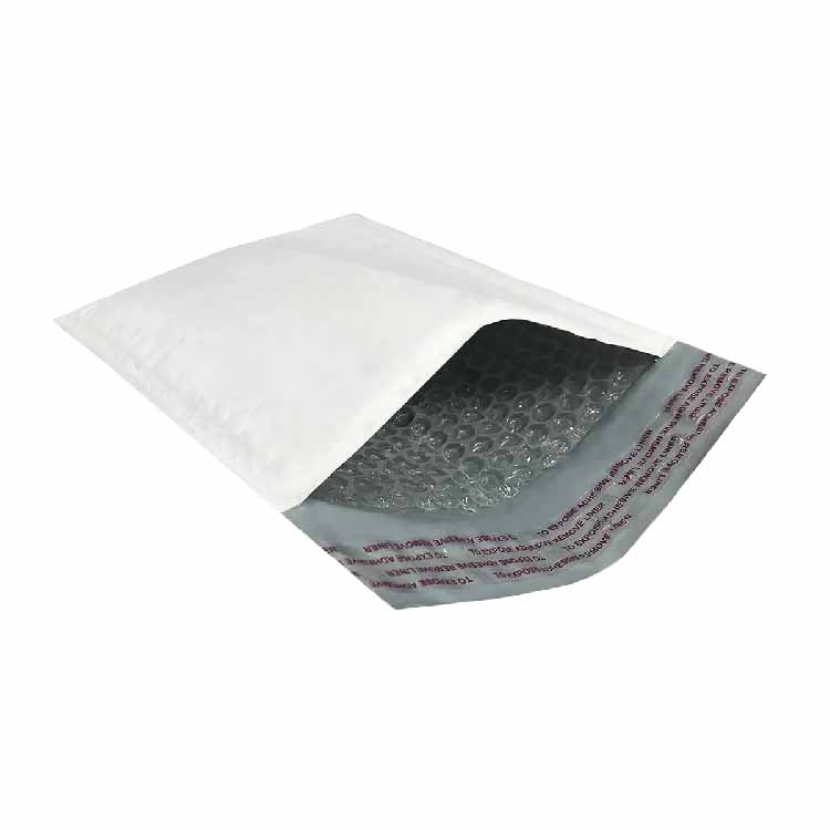 9.5 x 13.5 - #4 Self-Seal White Poly Bubble Mailers 100 Per Case